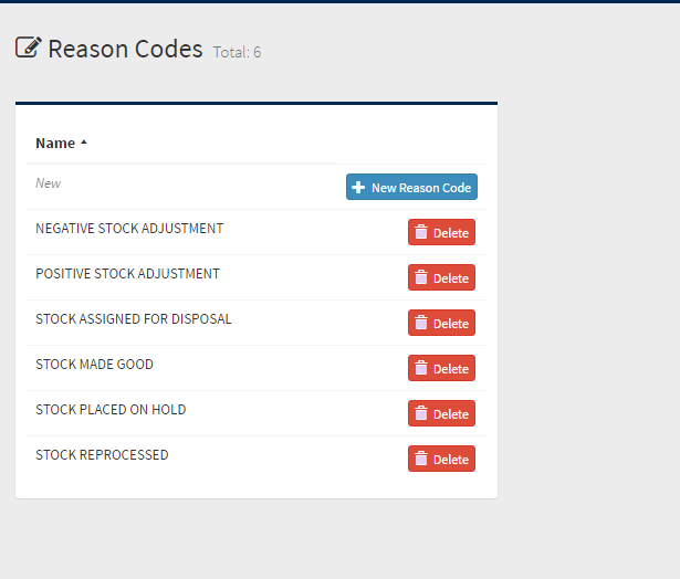 assignment reason codes